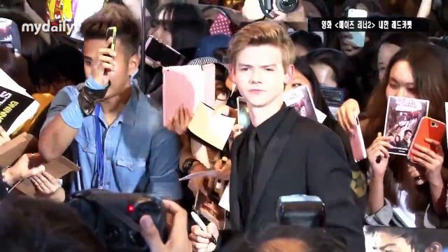 메이즈러너2 이기홍·토마스(Ki Hong Lee-Thomas brodie-sangster) 한국 방문 기쁘다! [MD동영상]