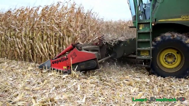 John Deere 9880i STS & Capello 948 | New John Deere 7230R | Corn Harvest 2015