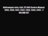 [PDF Download] Volkswagen Jetta Golf GTI (A4) Service Manual: 1999 2000 2001 2002 2003 2004