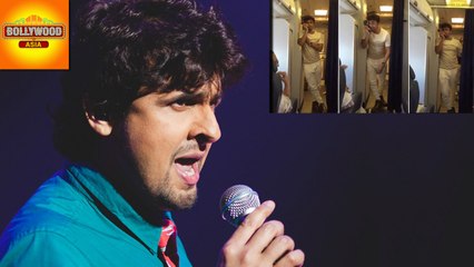 Sonu Nigam's Surprise Performance on Passenger Flight | Bollywood Asia