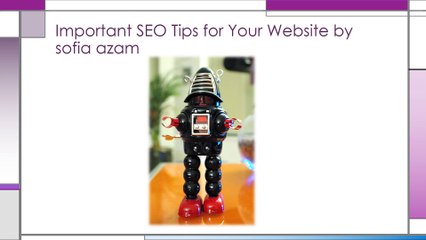 2 Important SEO Tips for Your Website by