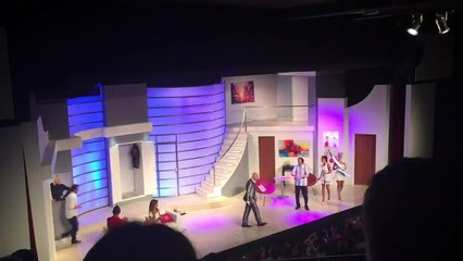 Pedro en saludo final función Marcianos en la Casa (video de rochihaus) . 21 de Enero