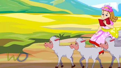 Little Bo Peep Has Lost Her Sheep - 3D Cartoon Nursery Rhymes For Babies - Little Red Horse Songs