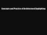 [PDF Download] Concepts and Practice of Architectural Daylighting [PDF] Online