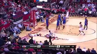 Dwight Howard Ankle Injury - Pistons vs Rockets - January 20, 2016 - NBA 2015-16 Season