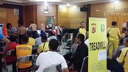 Ratusan Polisi Jalani Tes Jantung