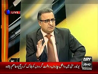 I am glad that Charsadda people came out to fight against terrorists - Rauf Klasra