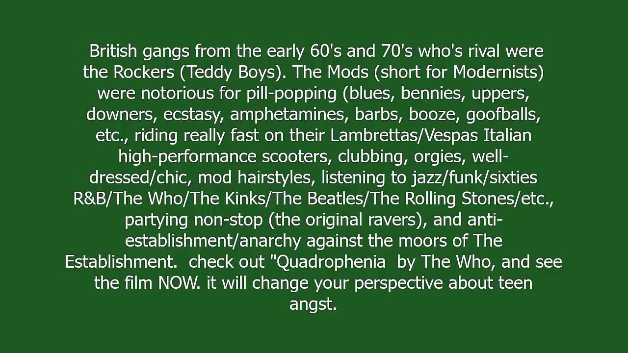 mods meaning and pronunciation