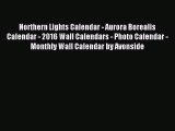 PDF Download - Northern Lights Calendar - Aurora Borealis Calendar - 2016 Wall Calendars -
