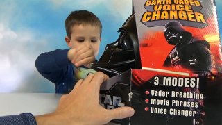 Говорящий Шлем Дарта Вейдера Звёздные Войны распаковка Speaking Darth Vader Helmet Star Wars
