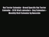 [PDF Download] Rat Terrier Calendar - Breed Specific Rat Terrier Calendar - 2016 Wall calendars