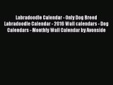 PDF Download - Labradoodle Calendar - Only Dog Breed Labradoodle Calendar - 2016 Wall calendars