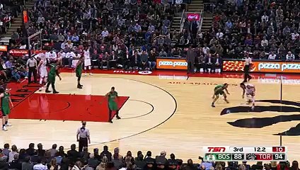 DeMar DeRozan's Amazing Circus Shot - Celtics vs Raptors - January 20, 2016 - NBA 2015-16 Season