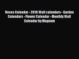 [PDF Download] Roses Calendar - 2016 Wall calendars - Garden Calendars - Flower Calendar -