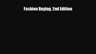 Fashion Buying 2nd Edition [Download] Online
