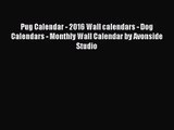 [PDF Download] Pug Calendar - 2016 Wall calendars - Dog Calendars - Monthly Wall Calendar by