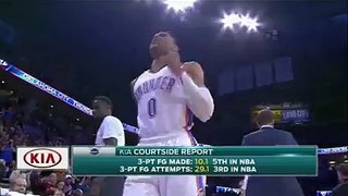 Russell Westbrook's Dance Party - Hornets vs Thunder - January 20, 2016 - NBA 2015-16 Season
