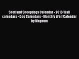 [PDF Download] Shetland Sheepdogs Calendar - 2016 Wall calendars - Dog Calendars - Monthly