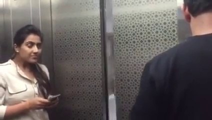 Rj Naved In Lift Which Floor - Funny Hindi Prank - Mirchi Murga