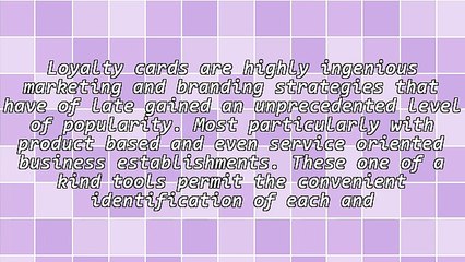 The Benefits Of Custom Printed Loyalty Cards