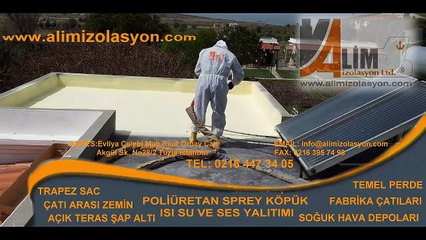 GEMİ MİER GÜVERTE POLİÜRETAN SPREY UYGULAMASI  ALİM İZOLASYON 0532 293 92 99