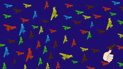 ♥ Pigeon Finger Family ♥ Candy Lollipop Daddy Finger Songs