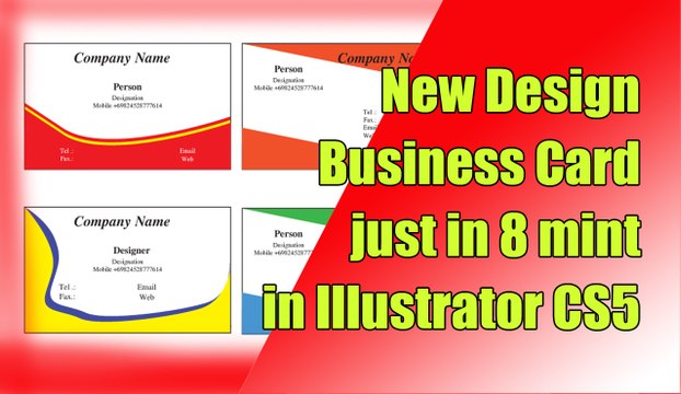 How to Make Business Card Design In Adobe Illustrator Cs5