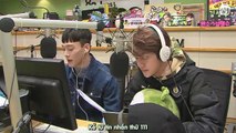 [Vietsub] 160111 Chen & Sehun @ Kiss The Radio PART 1/3  {OH!MilkVN}
