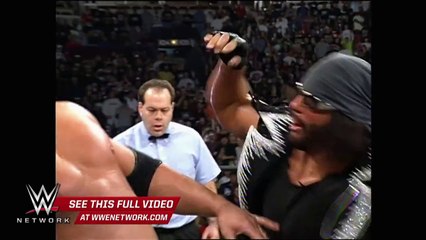 WWE Network- Randy Savage storms the ring and refuses to leave-
