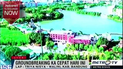 Eksklusif! Jokowi Resmikan Groundbreaking Kereta Cepat Jakarta-Bandung