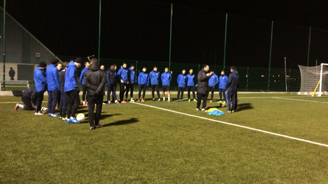 Entraînement de l'US Granville