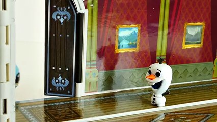 Olaf\'s Castle Hotel Frozen Dance Party Hello Kitty Peppa Pig LPS Sunil Nevla Toy Play Doh Episode