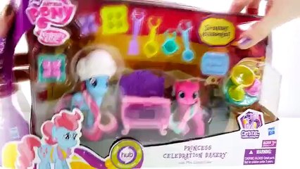 Play Doh Princess Celebration Bakery Set My Little Pony Pinkie Pie & Mrs. Dazzle Cake Play Dough