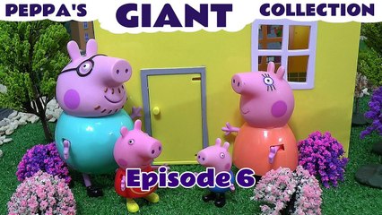 Giant Peppa Pig Story Video Play Doh English Episodes 2 Thomas and Friends Surprise Eggs P