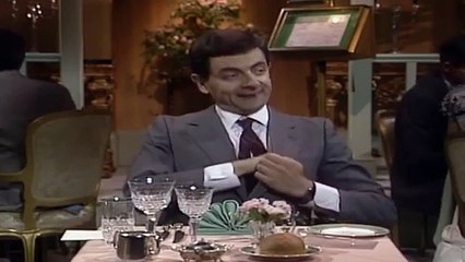 Mr Bean Birthday at a restaurant