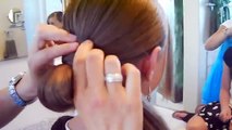 Hair-Crossed Bun - Updos - Cute Girls Hairstyles - YouTube