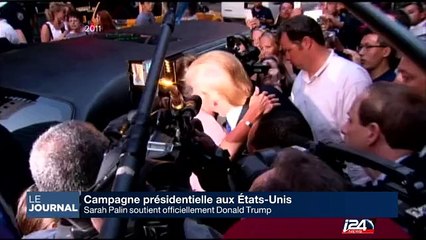Sarah Palin a rallié sa candidature à celle de D. Trump