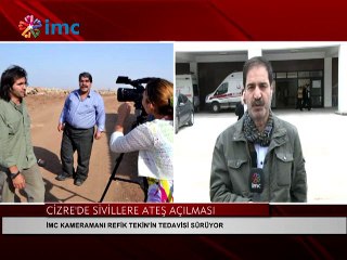 imc tv'nin canlı bağlantısına özel güvenliklerce müdahale