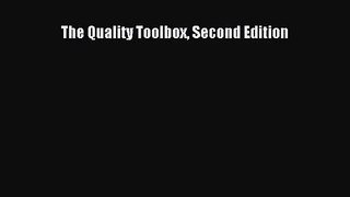 Download The Quality Toolbox Second Edition PDF Online