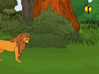 Animated Educational Short Story for Kids (Friendship of a Lion and a Donkey)
