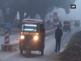 Dense fog prevails, trains run late in northern India