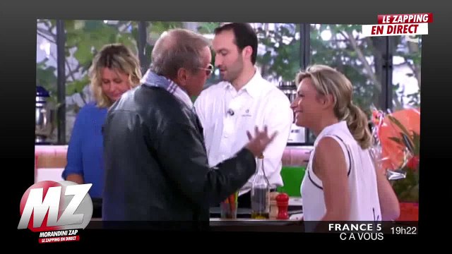 Morandini zap : Yves Rénier voulait offrir une tondeuse à foufoune à Anne-Sophie Lapix