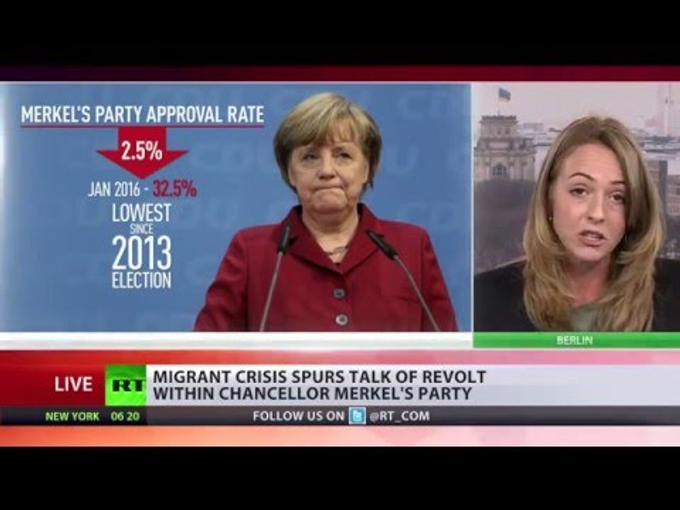 Merkel at risk: Germans rebel against chancellor’s party over ‘refugee love’