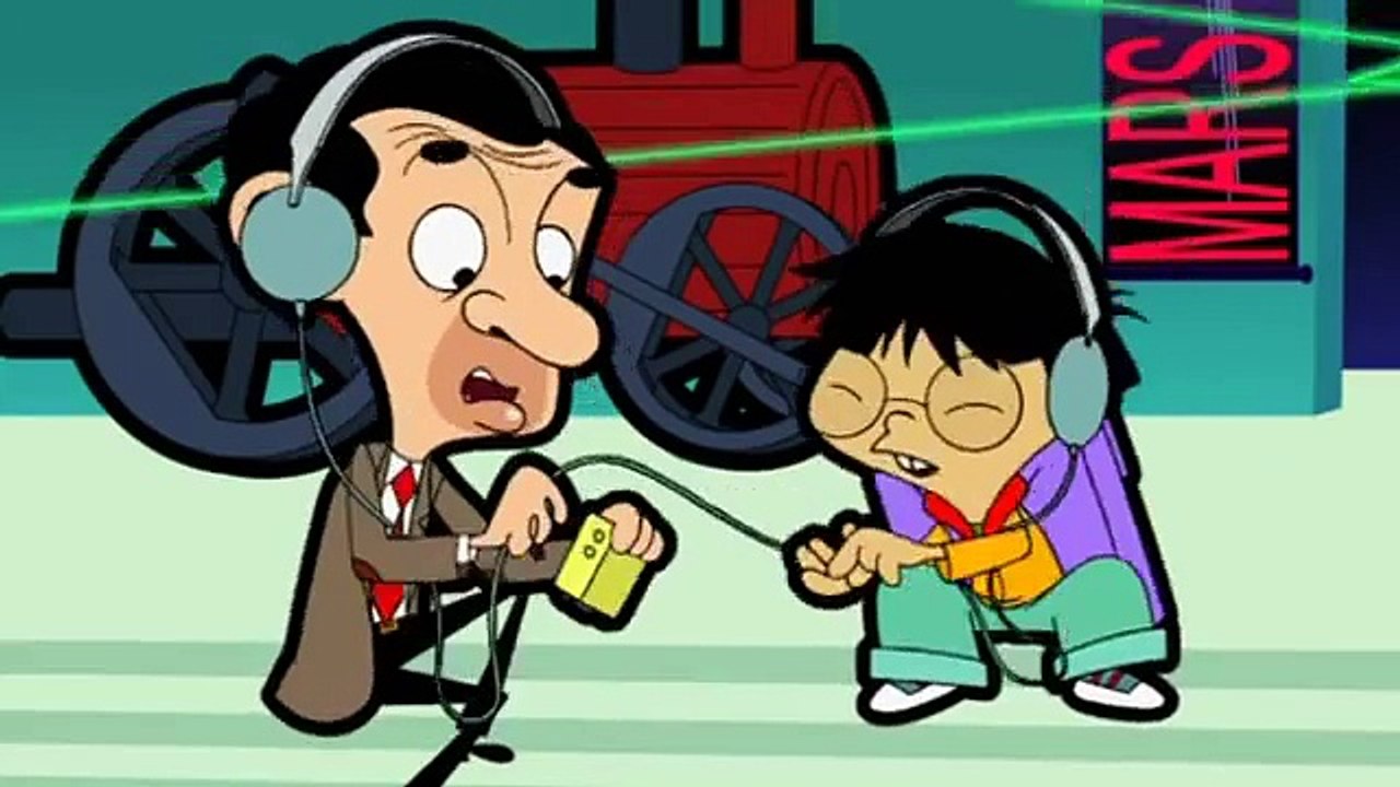 Mr Bean Escaping the guard with Gadget Boy Flucht vor dem Wächter mit Gadget Kid