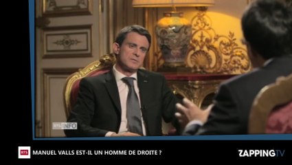 Manuel Valls est-il un homme de droite ?  Ses déclarations étonnantes (Vidéo)