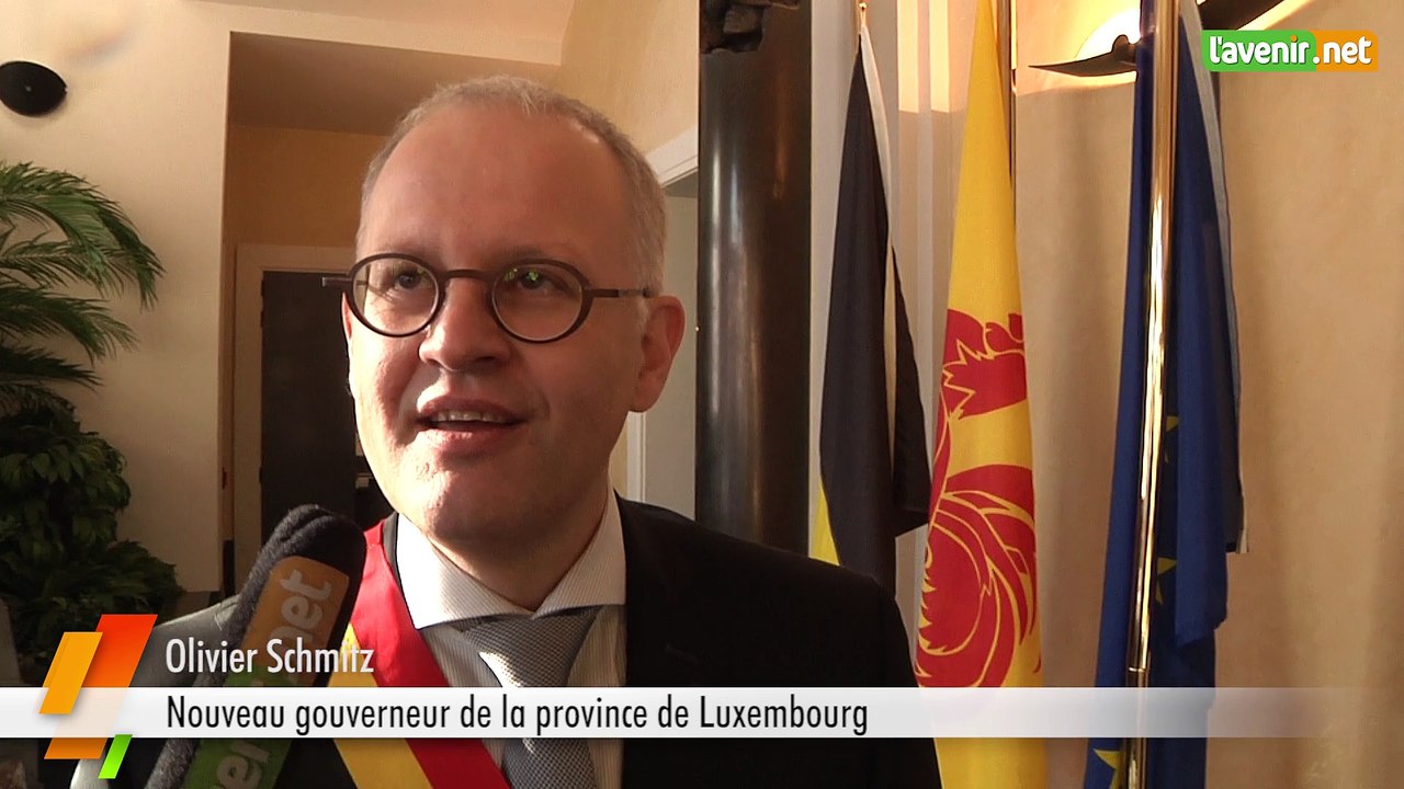 L'Avenir - Olivier Schmitz, nouveau gouverneur de la province de  Luxembourg
