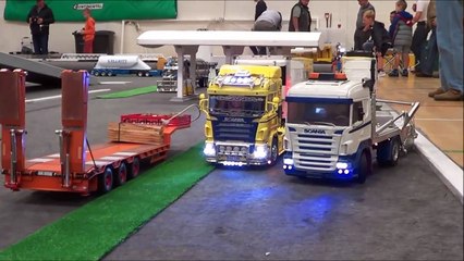 Rc Trucks @ Leyland September 2015, Tamiya Wedico Carson scaleART LKW