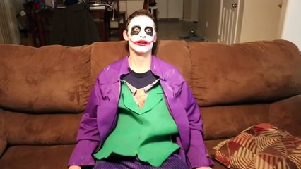 Crazy Joker vs Zombies In Real Life Superhero Movie!