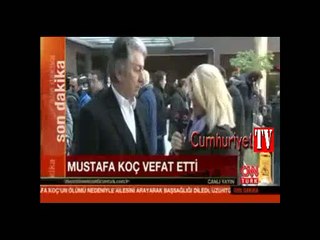 Mustafa Koç'u anlatırken gözyaşlarına hakim olamadı