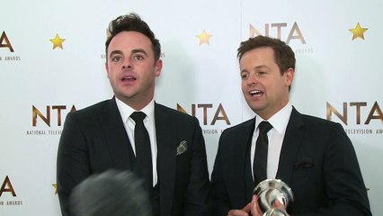 Ant and Dec: winning 15th NTA in a row is "lovely mental"